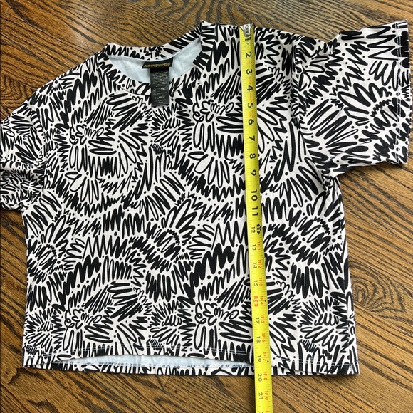 NOOWORKS crop tee zig zag XL - Picture 6 of 7